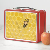 Lunch Box abeille et nid d'abeille (En situation)