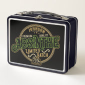 Lunch Box Absinthe Herbal Spirit Liquor Étiquette (Devant)