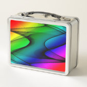 Lunch Box Abstrait coloré (Dos)