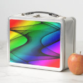 Lunch Box Abstrait coloré (En situation)