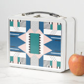 Lunch Box Abstrait moderne : Style géométrique sans couture (En situation)