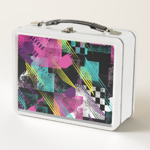Lunch Box Abstrait sans soudure, filles garçons mode, coloré