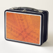 Lunch Box Acceptation | Motif de Shibori rouge orange jaune (Devant)