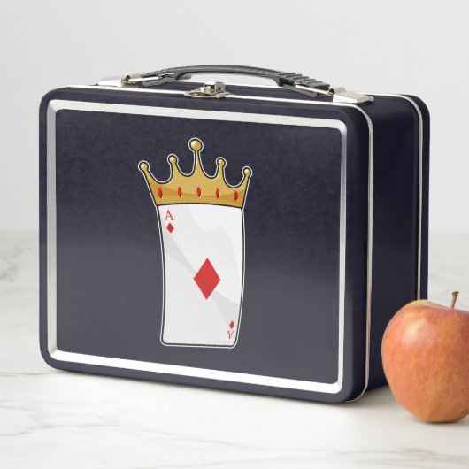 Lunch Box Ace diamant avec Couronne (En situation)