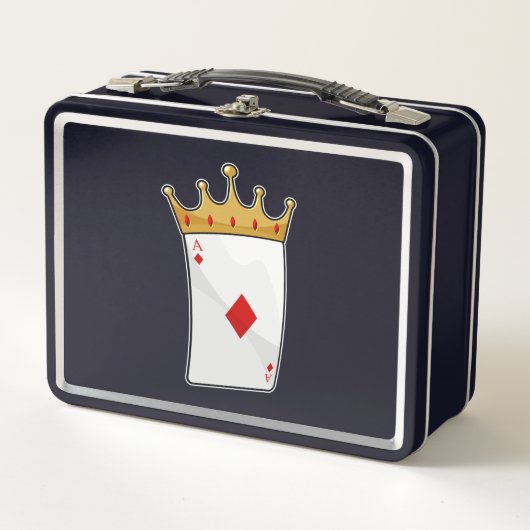 Lunch Box Ace diamant avec Couronne (Devant)