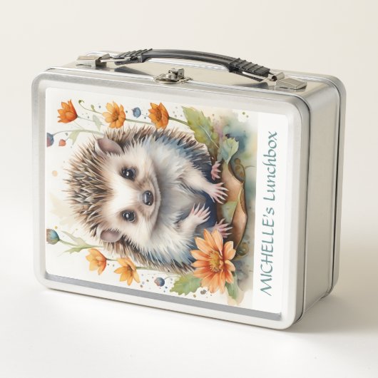 Lunch Box Activité de l'aquarelle des animaux de la forêt de (Devant)