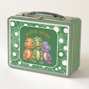 Lunch Box Adorable Baby Dinosaur's Party