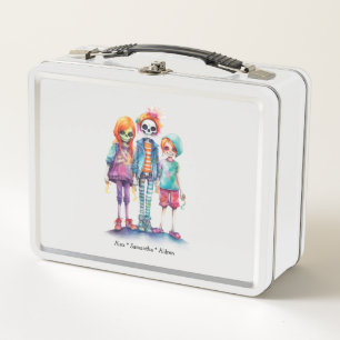 Lunch Box Adorable Pastel Zombie Trio - Joli Halloween