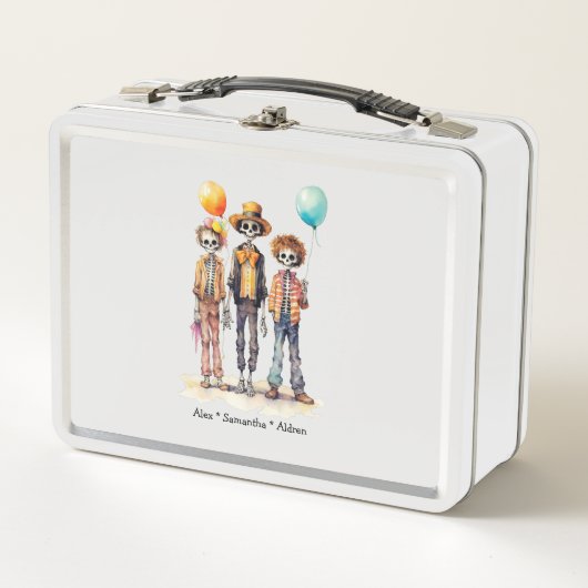 Lunch Box Adorable Pastel Zombie Trio - Jolie Halloween (2) (Devant)