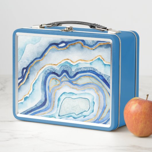 Lunch Box Agate de cobalt II (En situation)