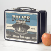 Lunch Box Agent de police Casquette âgé Personnalisé (En situation)