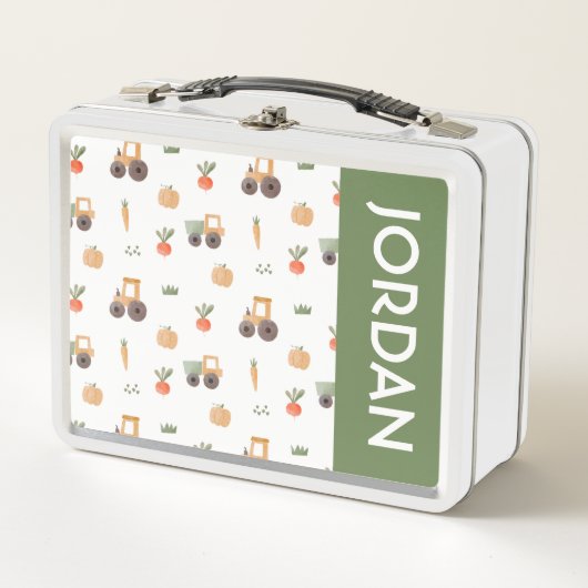 Lunch Box Agritourisme jardin aquarelle Motif amusant (Devant)