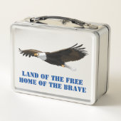 Lunch Box Aigle américain chauve USA (Dos)