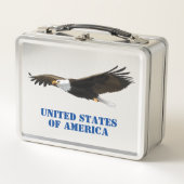 Lunch Box Aigle américain chauve USA (Devant)