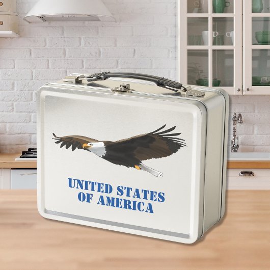 Lunch Box Aigle américain chauve USA