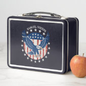 Lunch Box Aigle Américain Rétro (En situation)