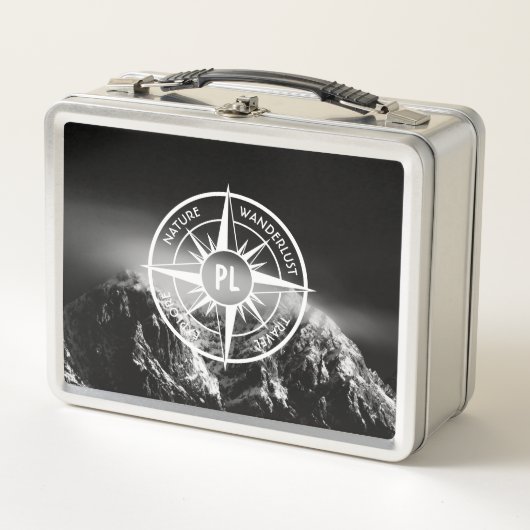 Lunch Box Aigle de compas monographie montagnes dramatiques (Devant)