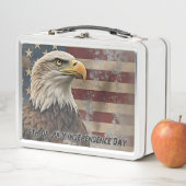 Lunch Box Aigle et drapeau majestueux - Esprit de liberté (En situation)