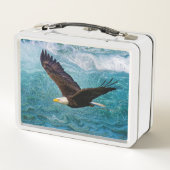 Lunch Box Aigle qui s'envole au-dessus de la tempête (Dos)