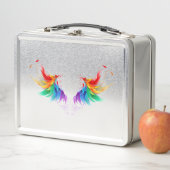 Lunch Box Ailes fluffy arc-en-ciel (En situation)