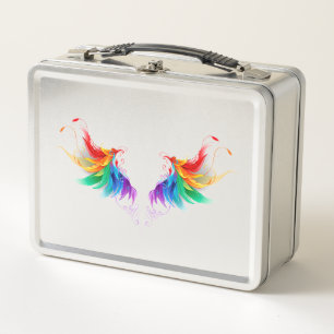 Lunch Box Ailes fluffy arc-en-ciel
