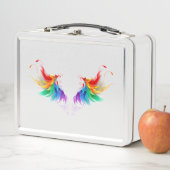 Lunch Box Ailes fluffy arc-en-ciel (En situation)