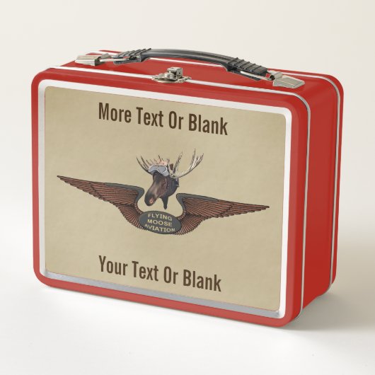 Lunch Box Ailes pilotes de Moose Bush (Devant)