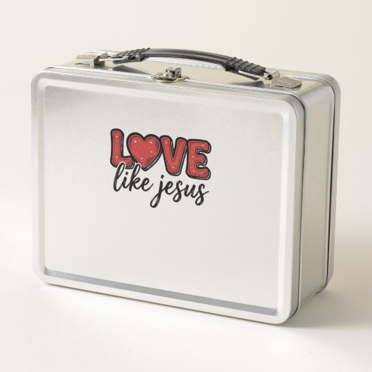Lunch Box Aimez comme Jésus Modèle de maillot chrétien vinta (Devant)