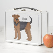 Lunch Box Airedale terrier dog cartoon (En situation)