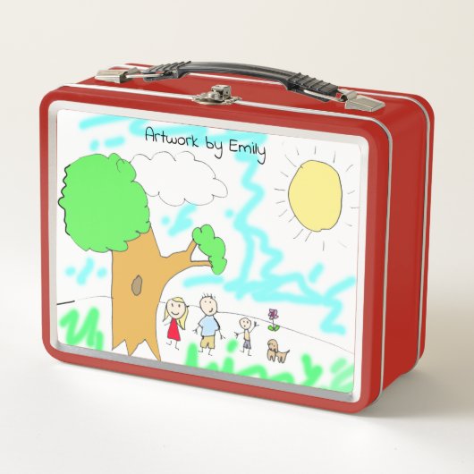 Lunch Box Ajouter l'oeuvre de votre enfant à cette oeuvre (Devant)