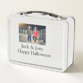 Lunch Box ajouter nom photo texte Halloween enfant fille gar (Dos)