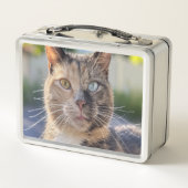 Lunch Box Ajouter une Personnaliser photo de chat (Dos)