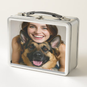 Lunch Box Ajouter une photo de berger allemand Personnaliser