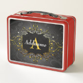 Lunch Box Ajouter votre nom et votre initiale (Dos)