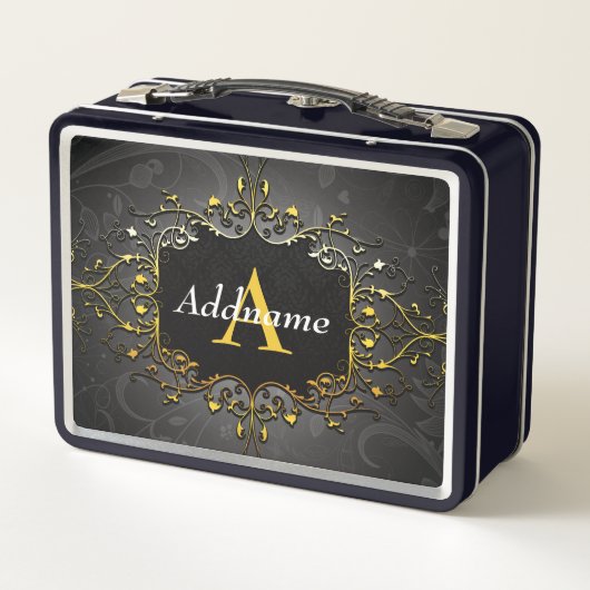 Lunch Box Ajouter votre nom et votre initiale (Dos)