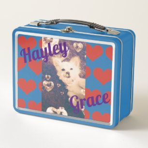 Lunch Box Ajouter votre photo d'animal de compagnie et le no
