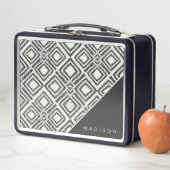 Lunch Box Ajoutez votre motif sauvage | africain nommé (En situation)