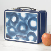 Lunch Box Ajoutez votre nom | Cercles d'impression d'aquarel (En situation)