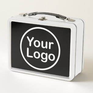 Lunch Box Ajoutez votre propre logo Fond noir