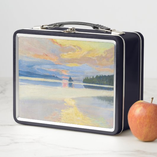 Lunch Box Akseli Gallen-Kallela - Coucher de soleil sur le l (En situation)