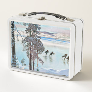 Lunch Box Akseli Gallen-Kallela - Skaters près de Kalela Sho