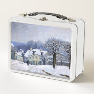 Lunch Box Alfred Sisley - Place Chenil à Marly, Effet Neige