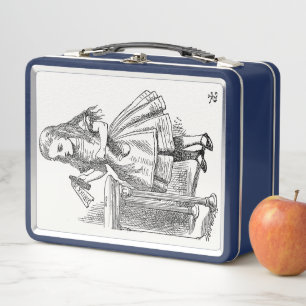 Lunch Box Alice au pays des merveilles, tenir la bouteille "
