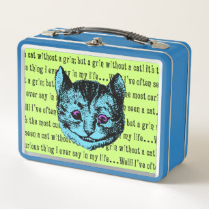 Lunch Box Alice au pays des merveilles vintage Chat de Chesh