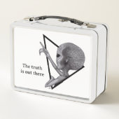 Lunch Box Alien gris, la vérité est là (Dos)