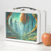 Lunch Box Alien Nature & Futuriste Ville Surreal Sci-Fi Art (En situation)