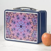 Lunch Box Alien Purple Psychedélique Kaleidoscopique Mandala (En situation)