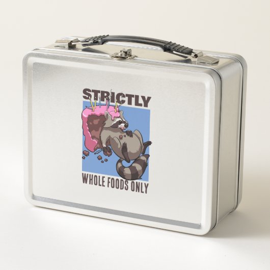 Lunch Box Aliments Strictly Whole Uniquement Raccoon Cake Ca (Devant)