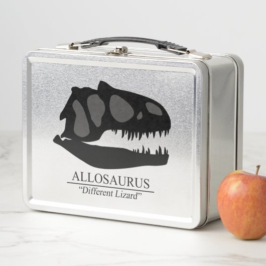 Lunch Box Allosaurus (En situation)