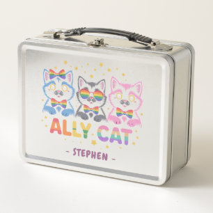 Lunch Box Ally Cat - Chat joli couleur LGBTQ Pride